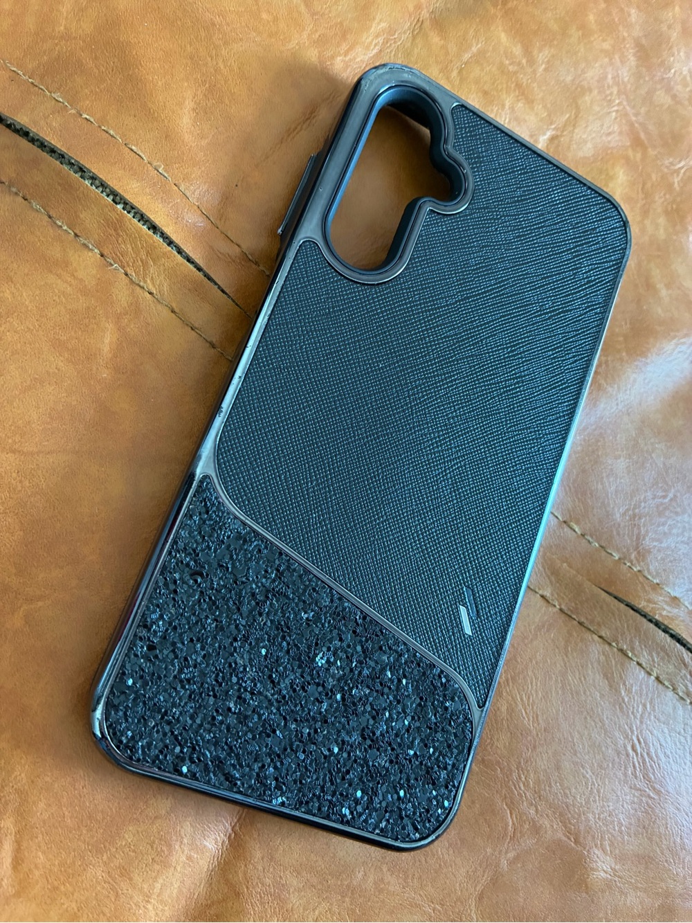 Adventure Samsung Galaxy 15 Phone Cover Black Glitter